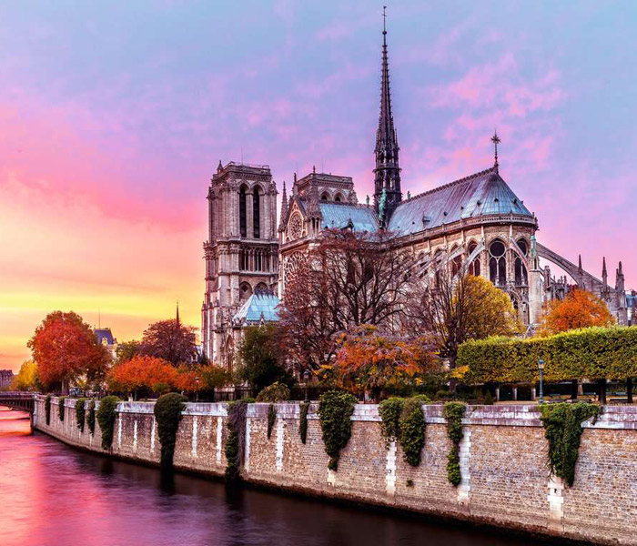 Malerisches Notre Dame