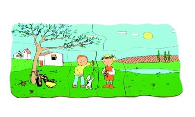 Vier Jahreszeiten - Lagenpuzzle