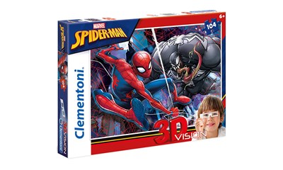 3D Spider-Man mit 3D Brille