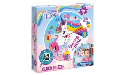 Uhr Einhorn inkl. Uhrwerk Durchmesser 30cm
