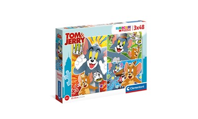 Tom & Jerry 3x48 tlg. 3 verschiedene Motive 32x22cm
