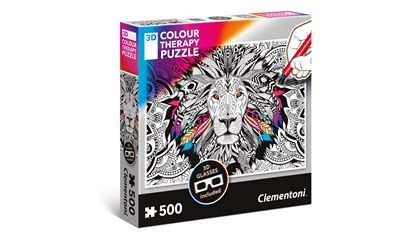 Colour Therapy Löwe 3D inkl. 3D Brille