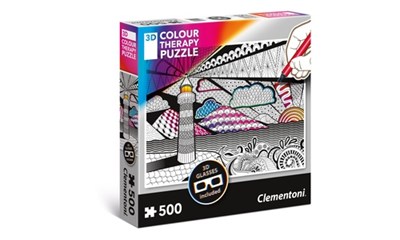 Colour Therapy 3D Leuchtturm, inkl. 3D Brille