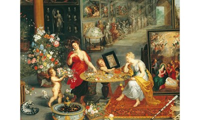 Museum Collection, Bruegel- Allegoria della Vistae dell 'olfatto