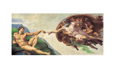 Michelangelo: La Creazione dell' uomo
