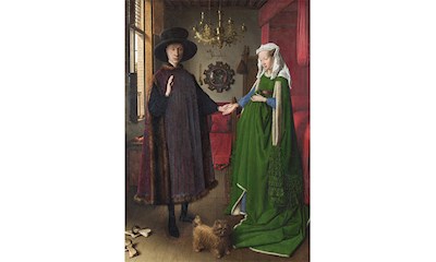 Van Eyck, Arnolfini and Wife 69 x 50cm