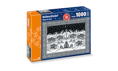 Weihnachtsdorf Scherenschnitt