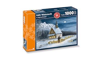 Kalte Winternacht im Appenzellerland