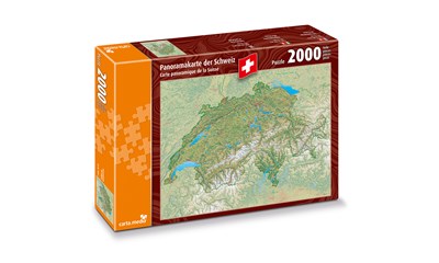 Panoramakarte der Schweiz