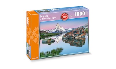 Bergsee in den Walliser Alpen, Matterhorn