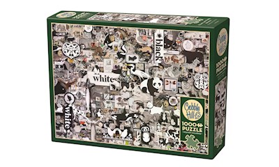 Schwarz und Weiss: Tiere 1000 Teile