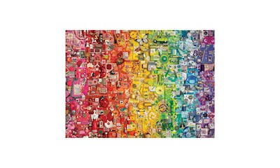 Farbiger Regenbogen 1000 Teile
