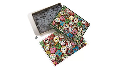 Totenkopf Plätzchen 1000 Teile