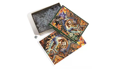 Saphirdrache 1000 Teile