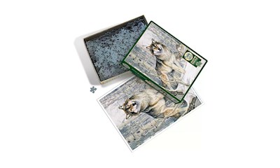 Wolf im Winterwald 1000 Teile