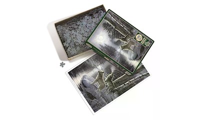 Wölfe im Mondschein 1000 Teile