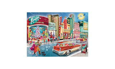 Vintage Weihnachtsshopping 1000 Teile