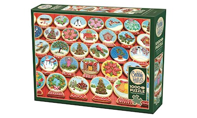 Schneekugel Plätzchen 1000 Teile