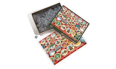 Schneekugel Plätzchen 1000 Teile