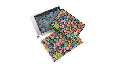 Bemalte Steine aus Südwest Amerika 1000 Teile