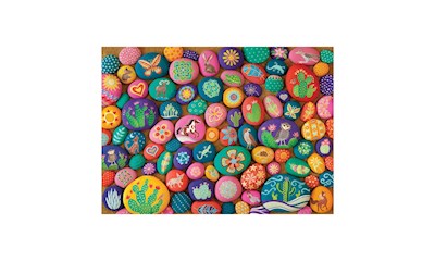 Bemalte Steine aus Südwest Amerika 1000 Teile