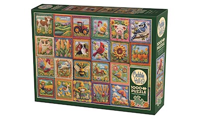 Häkel Patchwork Bauernhof 1000 Teile