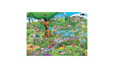 Verrückter Golfplatz 1000 Teile