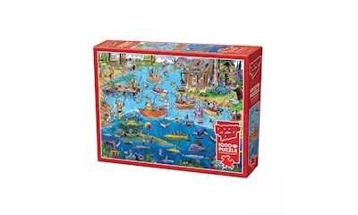 Verrückter Angelausflug 1000 Teile