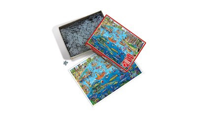 Verrückter Angelausflug 1000 Teile