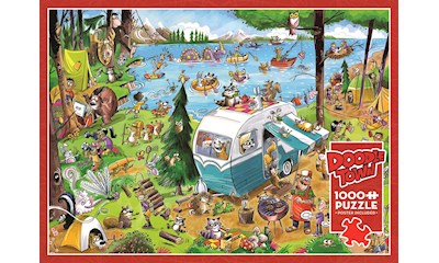 Verrückter Campingausflug 1000 Teile