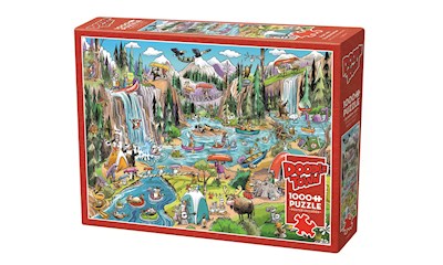 Verrückter Wasserfall 1000 Teile