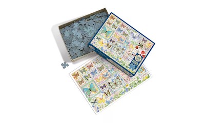 Collage mit Schmetterlingen 500 Teile