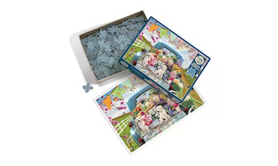 Beladener Truck im Frühling 500 Teile