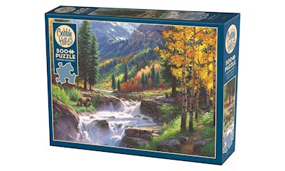 Bären am Wasserfall 500 Teile