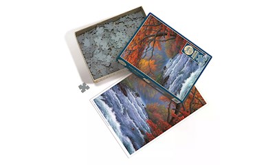 Fluss im Herbst 500 Teile