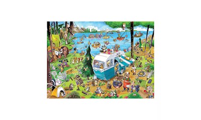 Verrückter Campingausflug 350 Teile