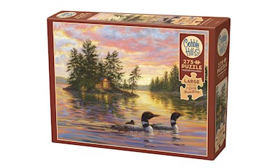 Abendstimmung am See 275 Teile