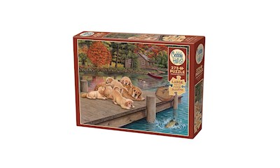 Golden Retriever am Steg 275 Teile