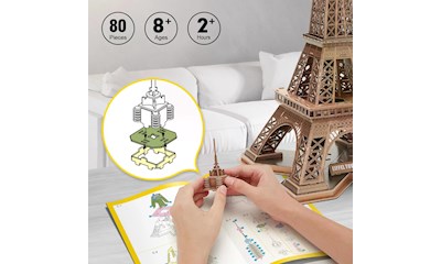3D Puzzle Eiffelturm 80 Teile