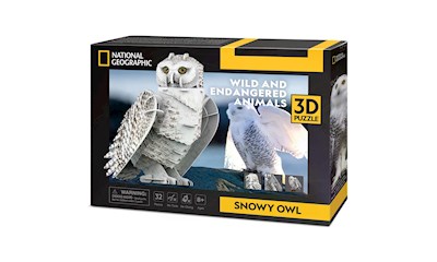 3D Puzzle Schneeeule 32 Teile