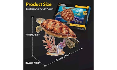 3D Puzzle Meeresschildkröte 31 Teile