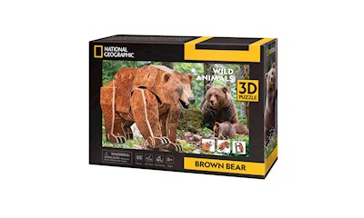 3D Puzzle Braunbär 88 Teile
