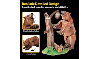3D Puzzle Braunbär 88 Teile