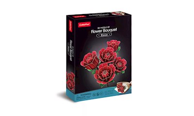 3D Puzzle Blumenstrauss Rose 312 Teile
