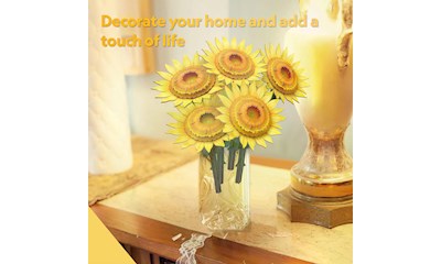 3D Puzzle Blumenstrauss Sonnenblume 209 Teile