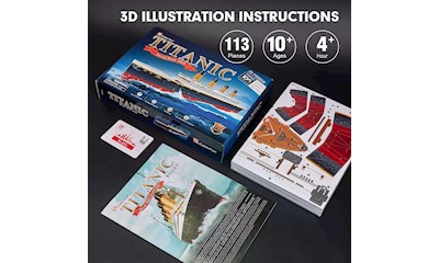 3D Puzzle Titanic 113 Teile