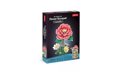 3D Puzzle Blumentopf Kamelie 109 Teile