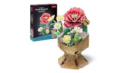 3D Puzzle Blumentopf Kamelie 109 Teile