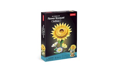 3D Puzzle Blumentopf Sonnenblume 102 Teile