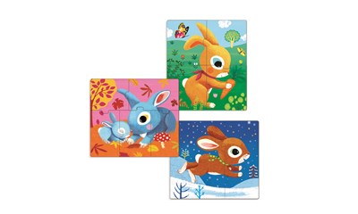 Erstes Puzzle Hasen